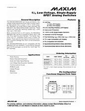 DataSheet MAX4624 pdf